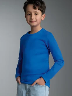 Langarmshirt Electric-blue