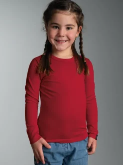 Langarmshirt Kirsch