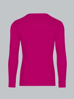 Langarmshirt Magenta