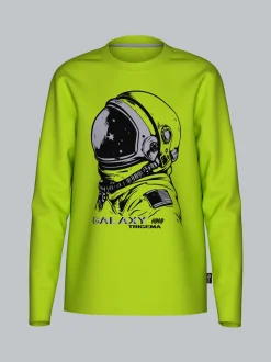Langarmshirt mit großem Astronauten-Print Lemon