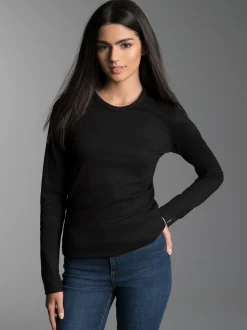 Langarmshirt Schwarz
