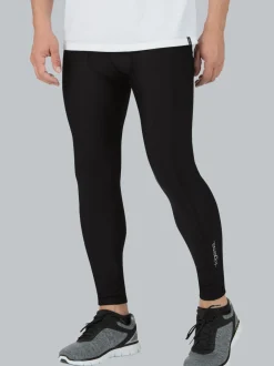 Lange Radler-Hose angeraut Schwarz