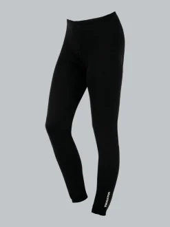 Lange Radler-Hose angeraut Schwarz