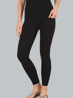 Lange Ski-/Sportunterhose Schwarz