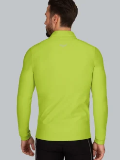 Langärmeliges Sportshirt mit Reißverschluss Lemon