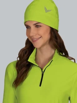 Langärmeliges Sportshirt mit Reißverschluss Lemon
