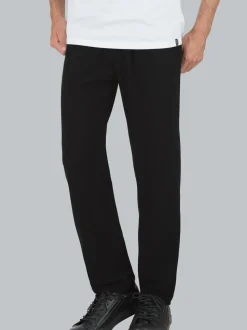 Leichte Fleece-Freizeithose Schwarz