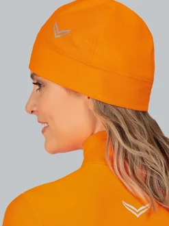 Mütze mit reflektierendem Logo Leuchtorange