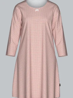 Nachthemd mit Allover-Retro-Print Lilie