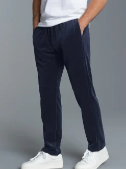Nicki Hose mit praktischen Eingrifftaschen Navy