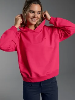 Oversized Jogginganzug in leichter Sweat-Qualität Koralle