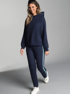 Oversized Jogginganzug in leichter Sweat-Qualität Navy
