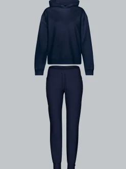 Oversized Jogginganzug in leichter Sweat-Qualität Navy