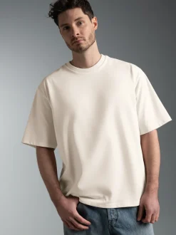 Oversized T Shirt "Ahoy Captain" Natur