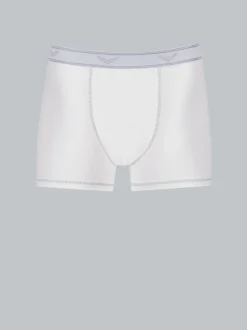 Pants aus Baumwolle/Elastan Weiss