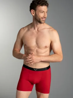 Pants mit praktischem Gummibund Kirsch