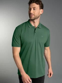 Polo-Shirt 100% Biobaumwolle Efeu