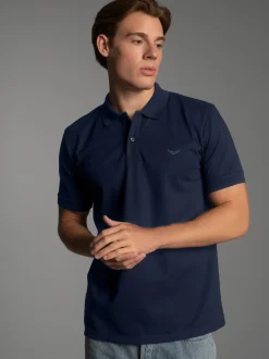 Polo-Shirt 100% Biobaumwolle Navy