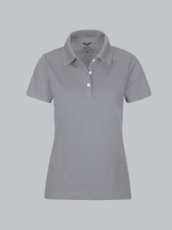 Poloshirt aus Baumwolle Cool-grey