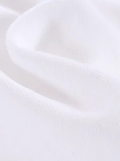 Poloshirt aus elast. Piqué Weiss