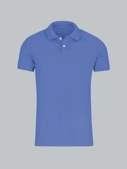 Poloshirt aus elast. Piqué Lavendel