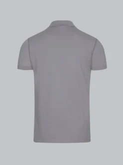 Poloshirt aus elast. Piqué Cool-grey