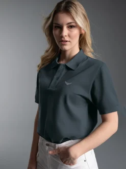 Poloshirt DELUXE Piqué Anthrazit