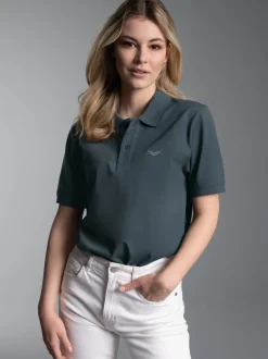 Poloshirt DELUXE Piqué Anthrazit