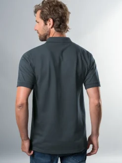 Poloshirt DELUXE Piqué Anthrazit