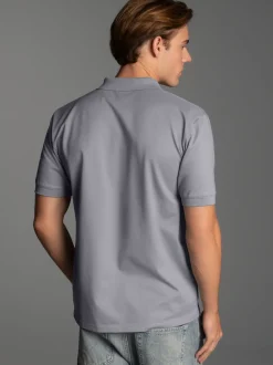 Poloshirt DELUXE Piqué Cool-grey