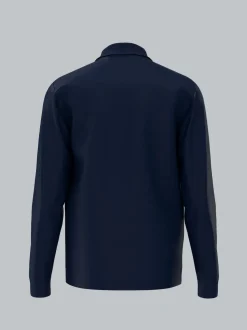 Poloshirt mit Brusttasche Navy