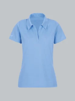 Poloshirt ohne Knopfleiste Horizont