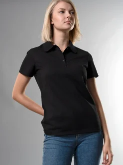 Poloshirt Schwarz