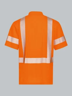 Poloshirt Warnschutzkleidung Leuchtorange