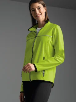 Praktische Sportjacke aus Microfaser Lemon