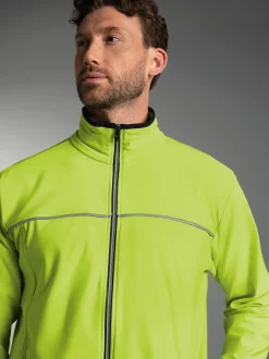 Praktische Sportjacke aus Microfaser Lemon