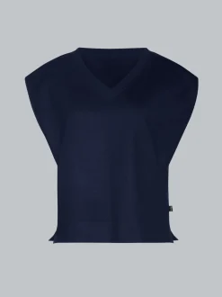 Pullunder mit V-Ausschnitt Navy