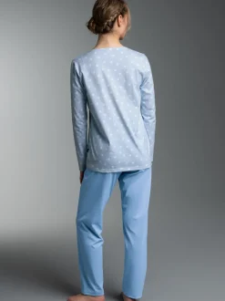 Pyjama Anzug mit "Punkt" Muster Horizont