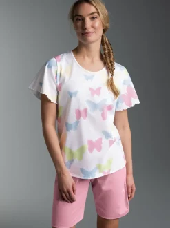 Pyjama mit Allover-Druck 