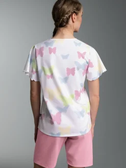 Pyjama mit Allover-Druck 