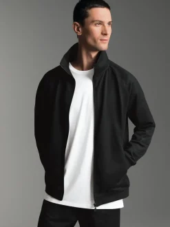 Raglanjacke aus Sweat-Qualität Schwarz