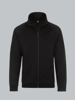 Raglanjacke aus Sweat-Qualität Schwarz