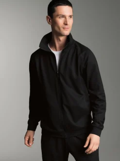 Raglanjacke aus Sweat-Qualität Schwarz
