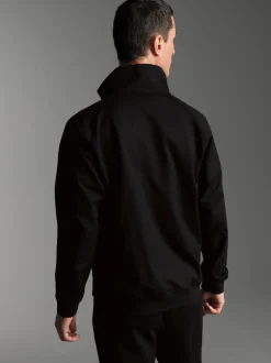 Raglanjacke aus Sweat-Qualität Schwarz