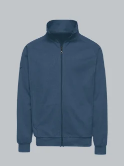 Raglanjacke aus Sweat-Qualität Nightblue-melange