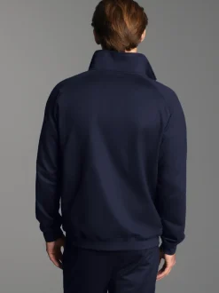 Raglanjacke aus Sweat-Qualität Navy