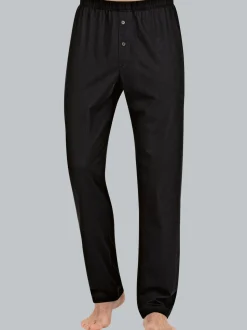 Schlafanzughose aus Bio-Baumwolle (kbA) Schwarz-C2C