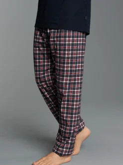 Schlafanzughose mit Karo-Muster Navy