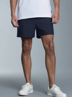 Shorts aus 100% Baumwolle Navy