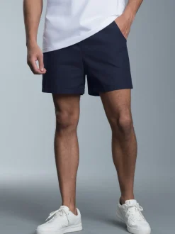 Shorts aus 100% Baumwolle Navy
